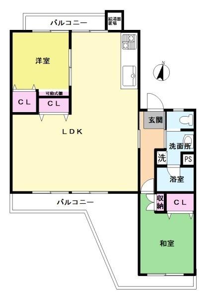 美室団地3号棟の間取り画像