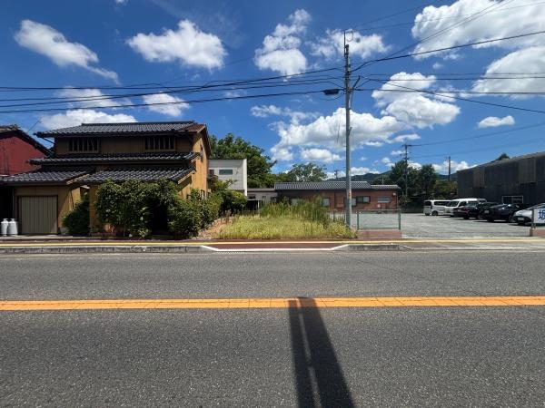 福岡県朝倉市甘木七日町土地の前面道路含む現地写真画像