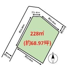 早良区大字西油山字原土地の間取り画像