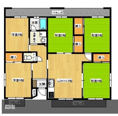 ホワイトエクセルの間取り画像