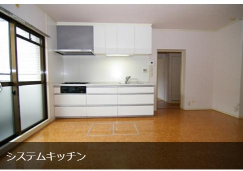 ホワイトエクセルのキッチン画像