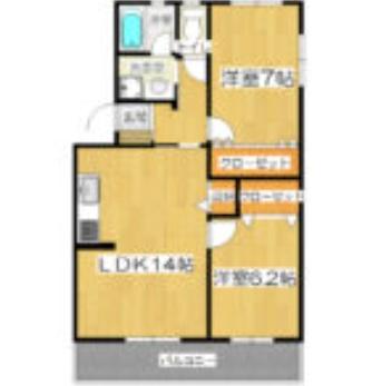 シティハイツ樋井川の間取り画像