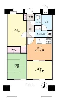 ステラ月の浦B棟の間取り画像
