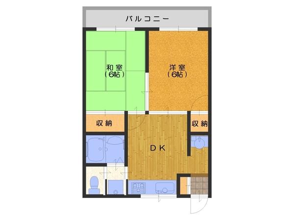 MYハイムA棟の間取り画像
