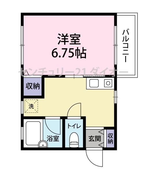 アビタシオン温井の間取り画像