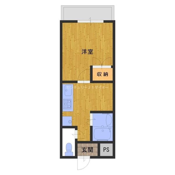 クローバーコートの間取り画像