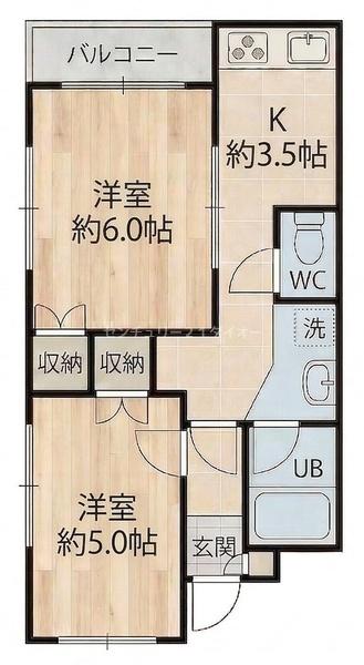 アビタシオン細田の間取り画像