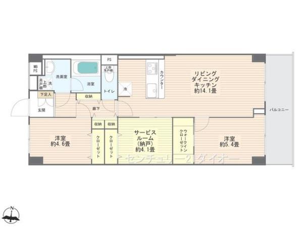 南小岩ハイデンスの間取り画像