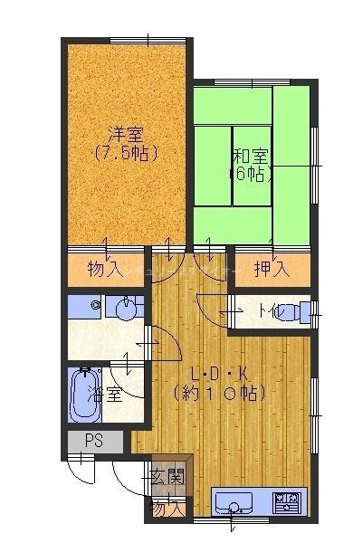 サンフジの間取り画像