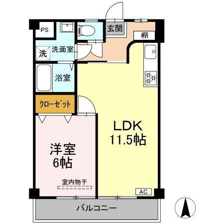 カーサＭ．Ｕの間取り画像