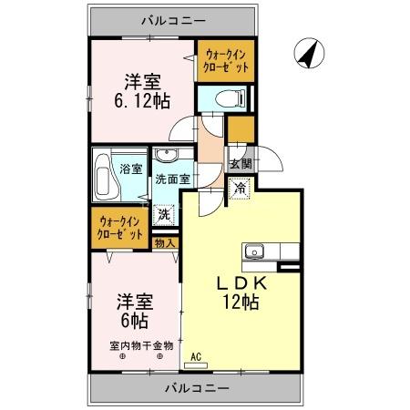 ルナカーサの間取り画像