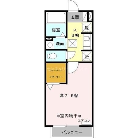 ラ フローラの間取り画像