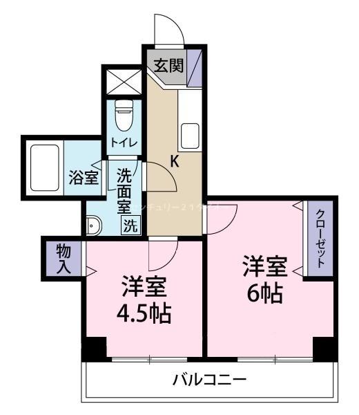 エムエム米山ビルの間取り画像