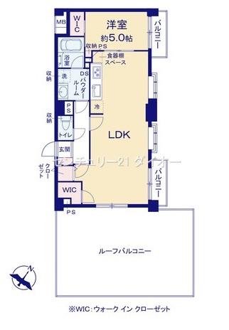 新小岩東ガーデンハウスの間取り画像