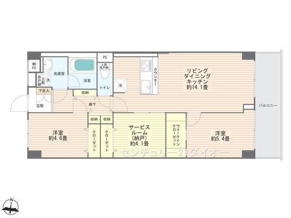 南小岩ハイデンスの間取り画像