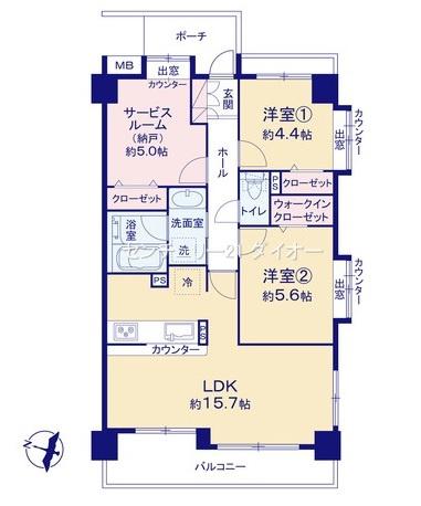 ドラゴンマンション金町壱番館の間取り画像