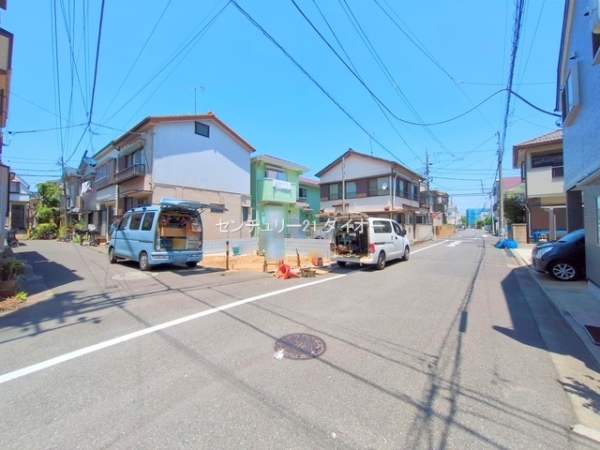 江戸川区東小岩１丁目の新築一戸建の前面道路含む現地写真画像