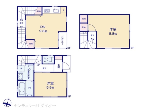 細田４丁目新築の間取り画像