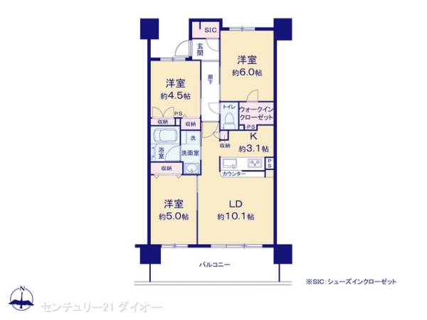 クリオ篠崎の間取り画像