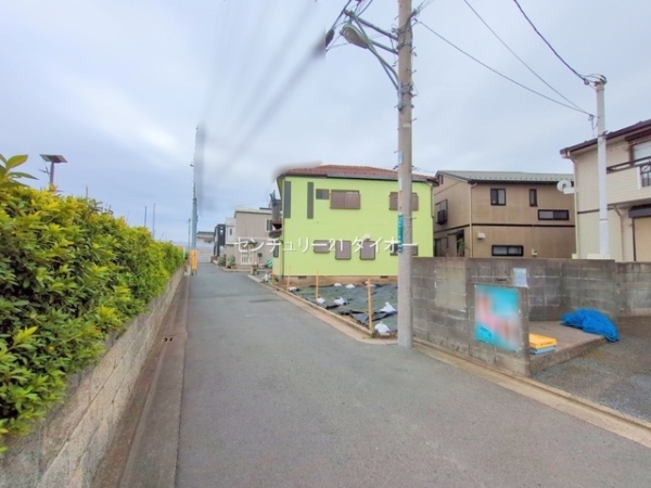 江戸川区松本２丁目土地1区画の前面道路含む現地写真画像