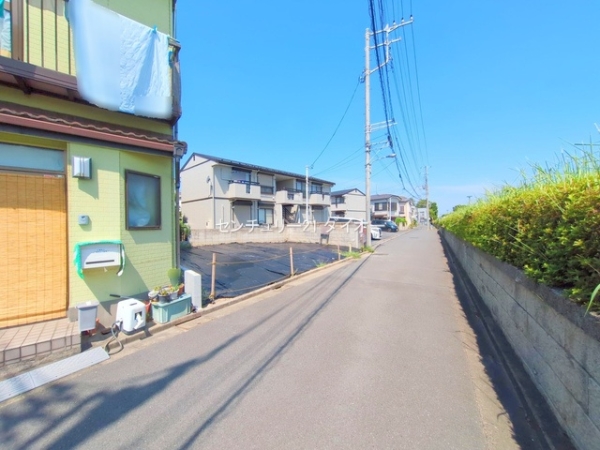 江戸川区松本2丁目土地1区画の前面道路含む現地写真画像