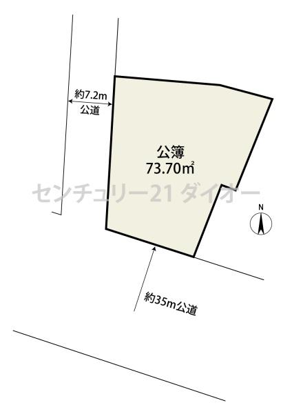 江戸川区北小岩３丁目の土地の間取り画像