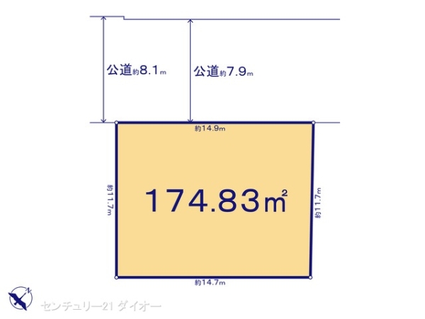 江戸川区平井５丁目の土地の間取り画像