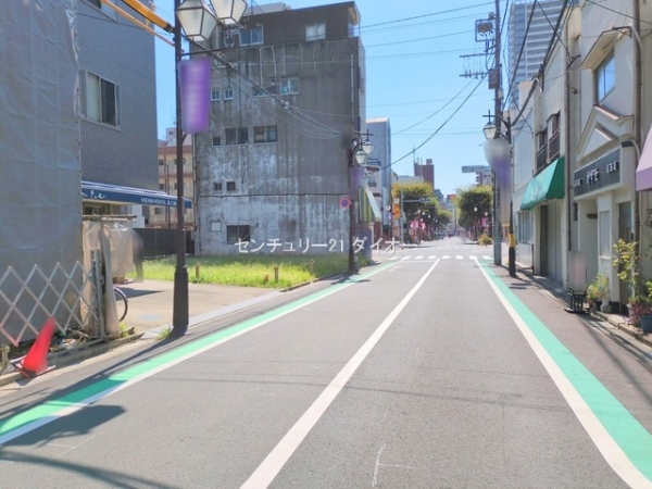 江戸川区平井5丁目の土地の前面道路含む現地写真画像