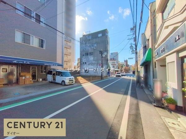 江戸川区平井５丁目の土地の前面道路含む現地写真画像