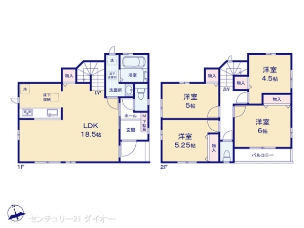 北小岩3丁目329番A号棟の間取り画像