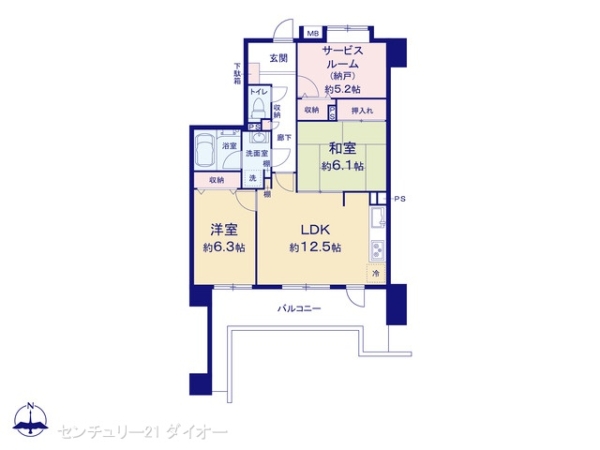 日神パレステージ船堀の間取り画像