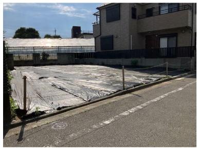 南小岩２丁目土地の前面道路含む現地写真画像