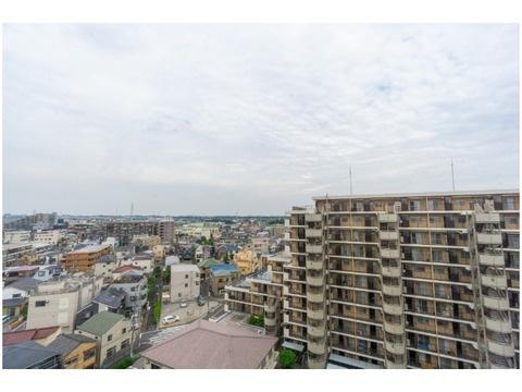 ガーデンプラザ柴又壱番館10Fフルリノ済の現地からの眺望画像
