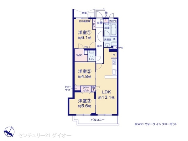 セントエルモお花茶屋の間取り画像