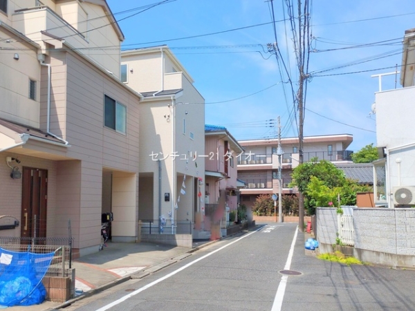 葛飾区西水元６丁目の新築一戸建の前面道路含む現地写真画像