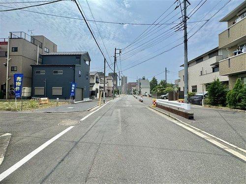 篠崎町１丁目土地の前面道路含む現地写真画像