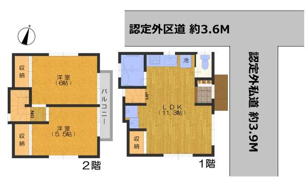 西篠崎２丁目戸建ＯＣの間取り画像