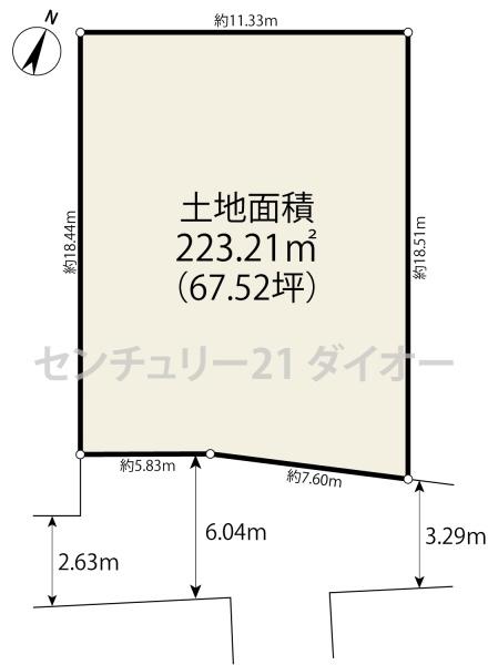江戸川区本一色３丁目の土地の間取り画像