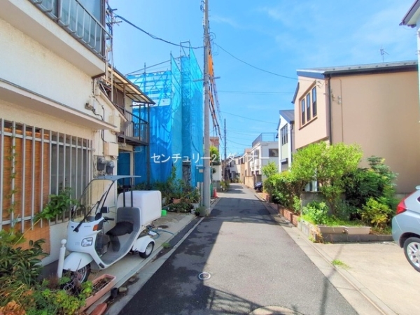 細田５丁目新築住宅の前面道路含む現地写真画像