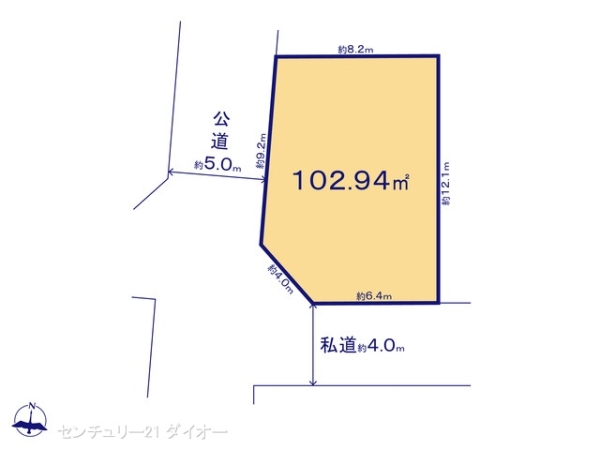 葛飾区西水元４丁目 土地