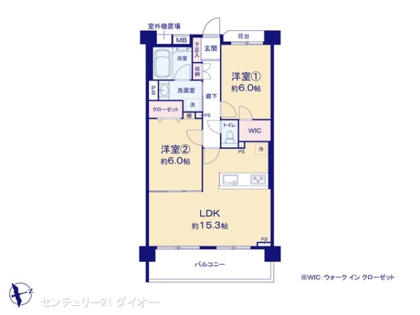 セザール第二船堀フルリフォの間取り画像