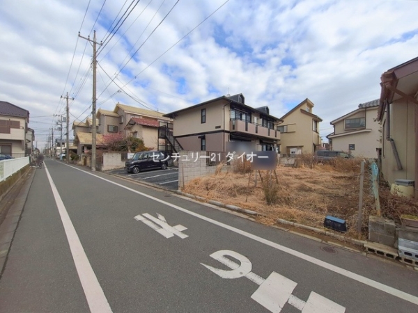 葛飾区西水元2丁目土地建築条件無しの前面道路含む現地写真画像