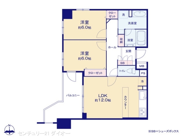 レーベンハイム金町アスティの間取り画像