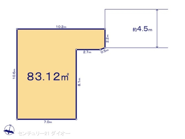 葛飾区奥戸４丁目F区画の間取り画像