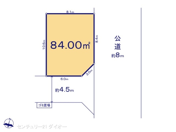 葛飾区奥戸４丁目E区画の間取り画像