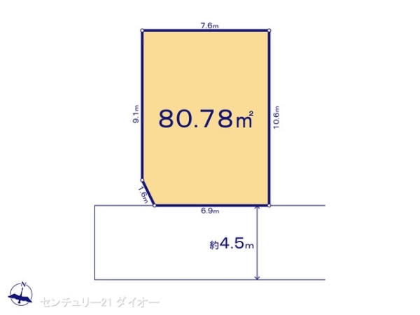 葛飾区奥戸４丁目C区画の間取り画像