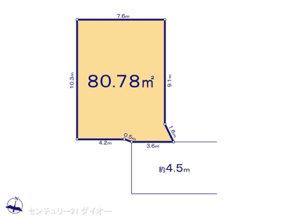 葛飾区奥戸４丁目B区画の間取り画像
