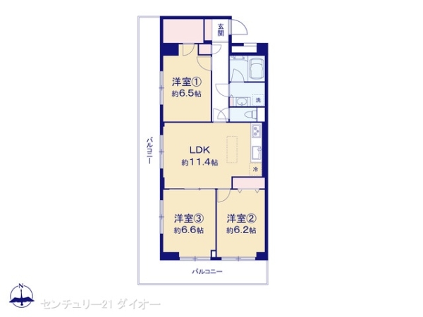 奥戸ハウスリノベ済の間取り画像