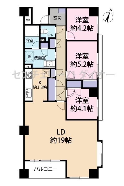 東急ドエルアルス小岩の間取り画像