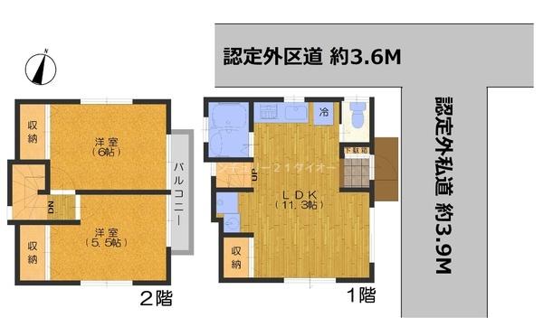 西篠崎２丁目戸建ＯＣの間取り画像